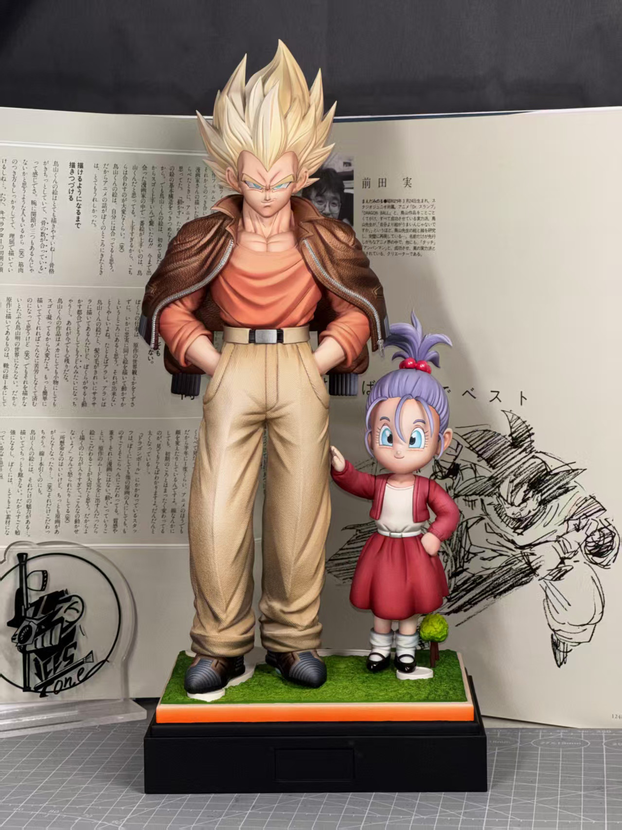 Wish Studio - Casual Wear Series #02 Vegeta X #03 Bulla Dragon Ball