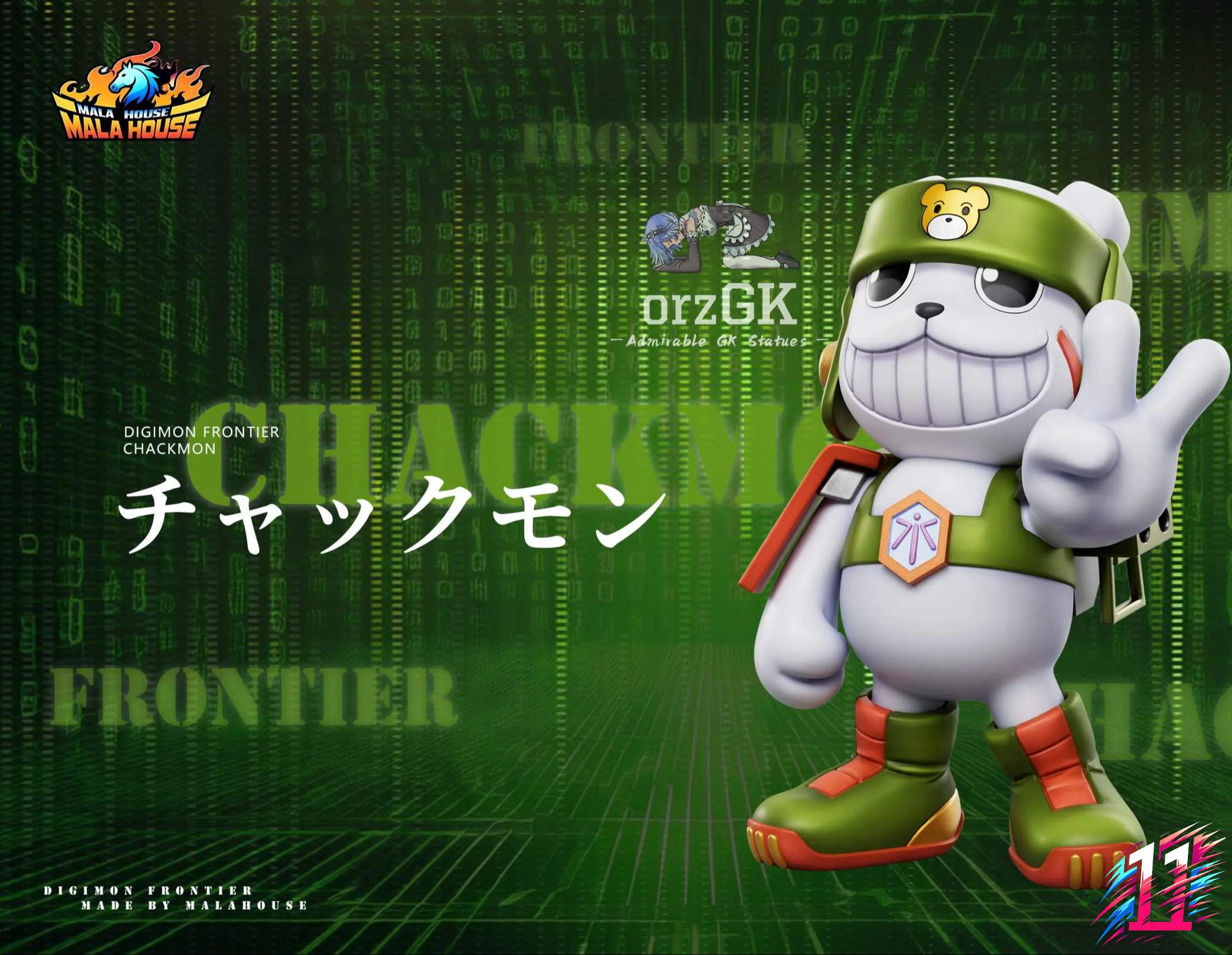 T1 Studio X MALA House Studio - Agnimon X Wolfmon X Chackmon Digimon