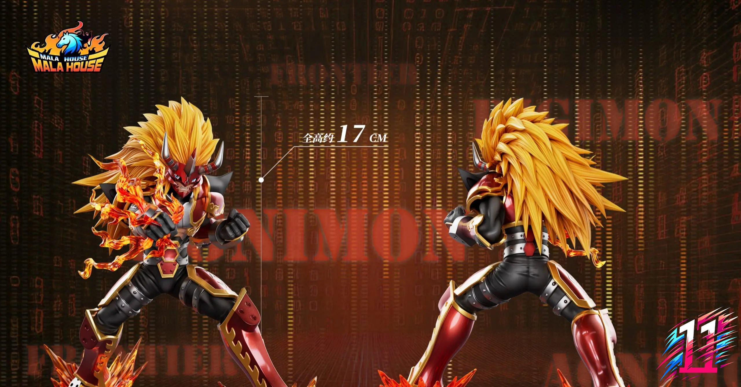 T1 Studio X MALA House Studio - Agnimon X Wolfmon X Chackmon Digimon