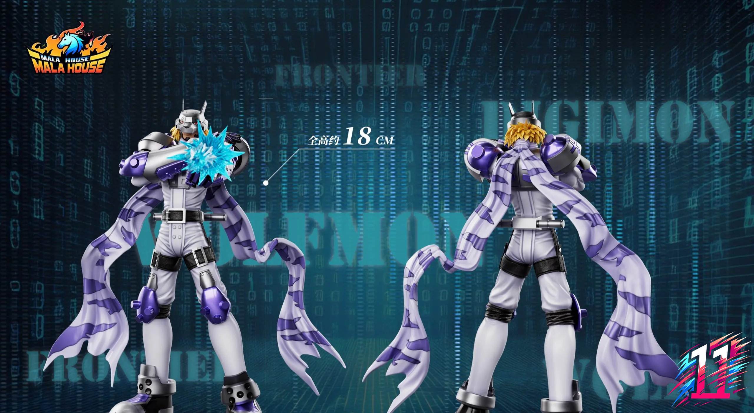 T1 Studio X MALA House Studio - Agnimon X Wolfmon X Chackmon Digimon