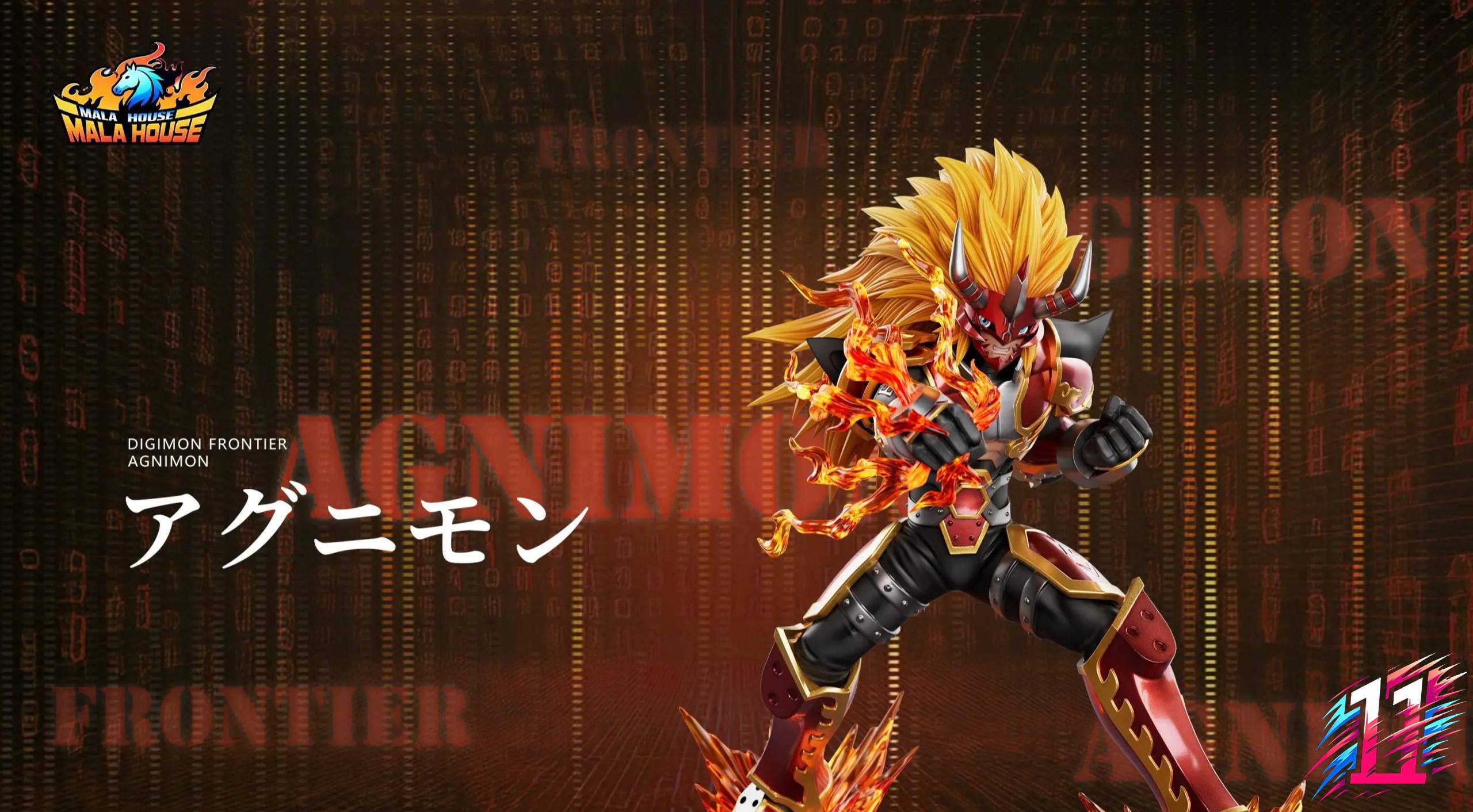 T1 Studio X MALA House Studio - Agnimon X Wolfmon X Chackmon Digimon