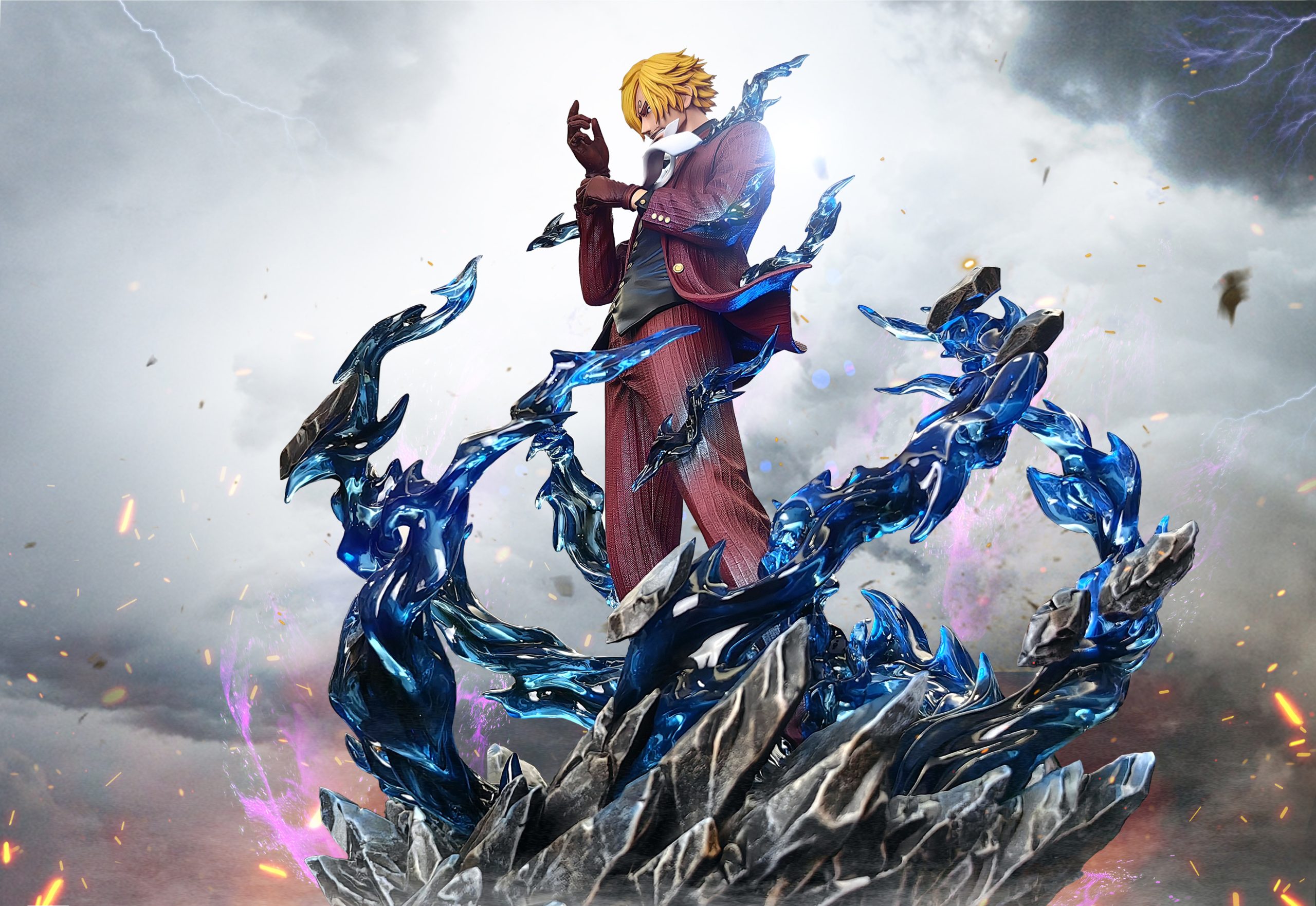 TH studio - One Piece Blue Flame Sanji