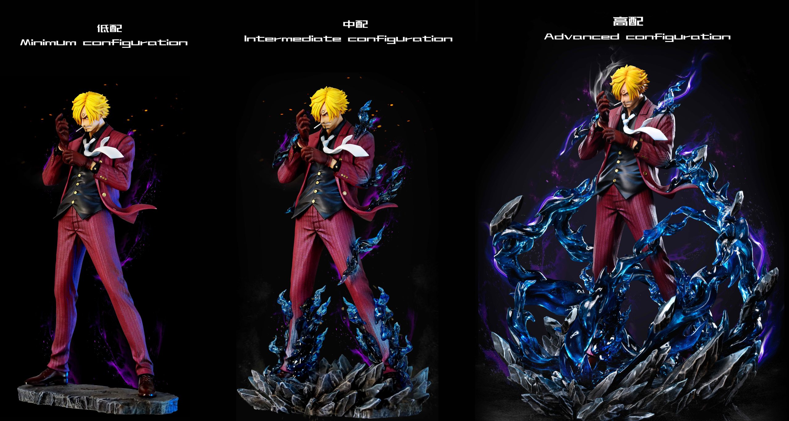 TH studio - One Piece Blue Flame Sanji
