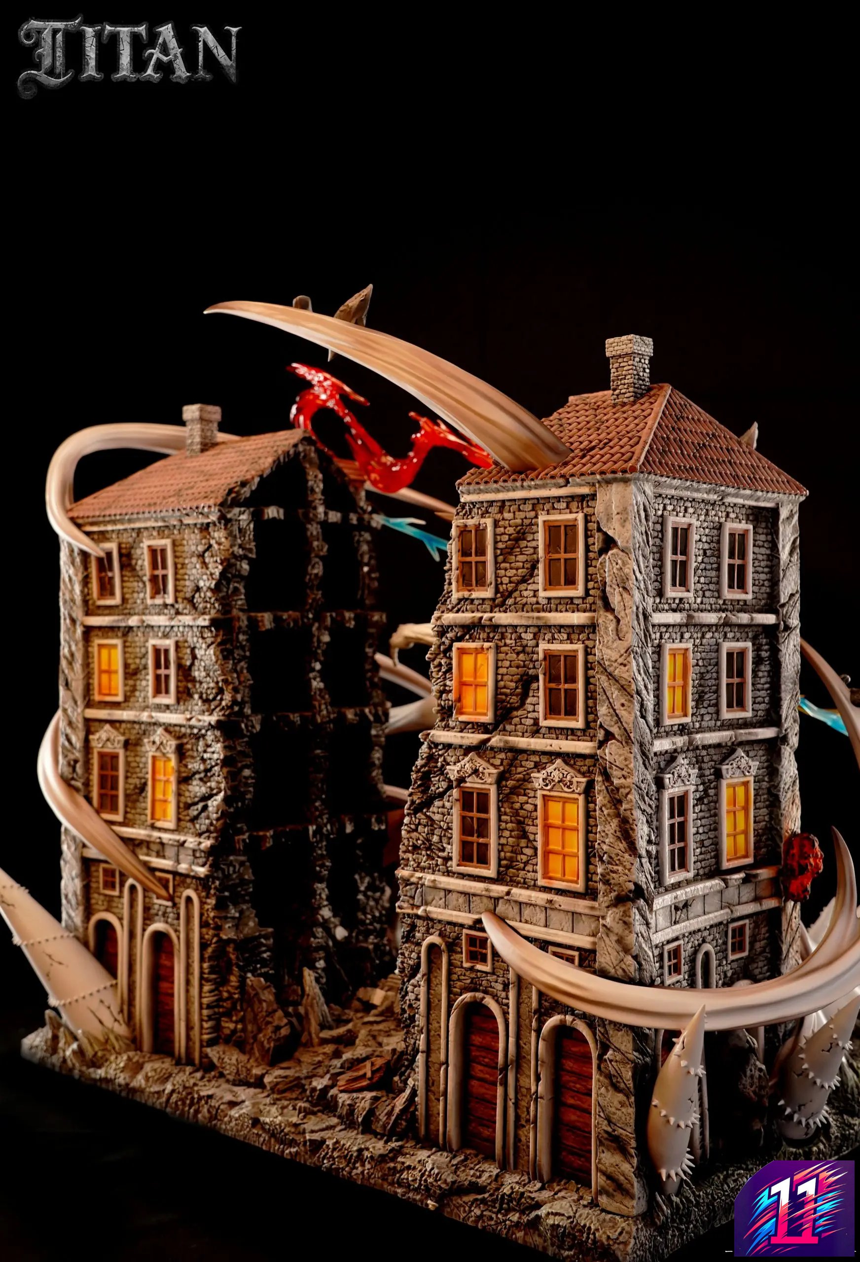 TITAN Studio - The Great Titan 01 War Hammer Titan VS. Attack Titan Attack on Titan