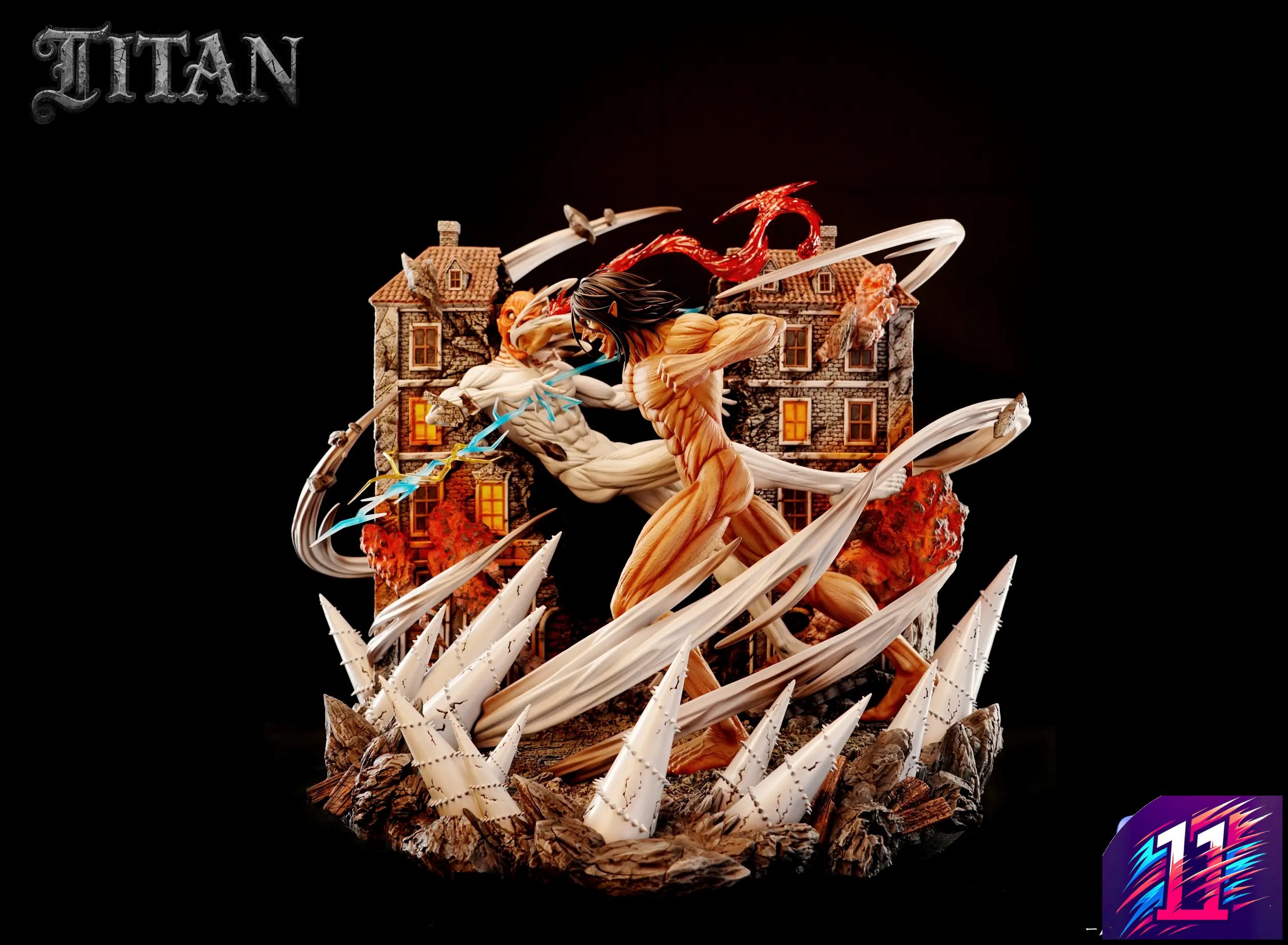 TITAN Studio - The Great Titan 01 War Hammer Titan VS. Attack Titan Attack on Titan