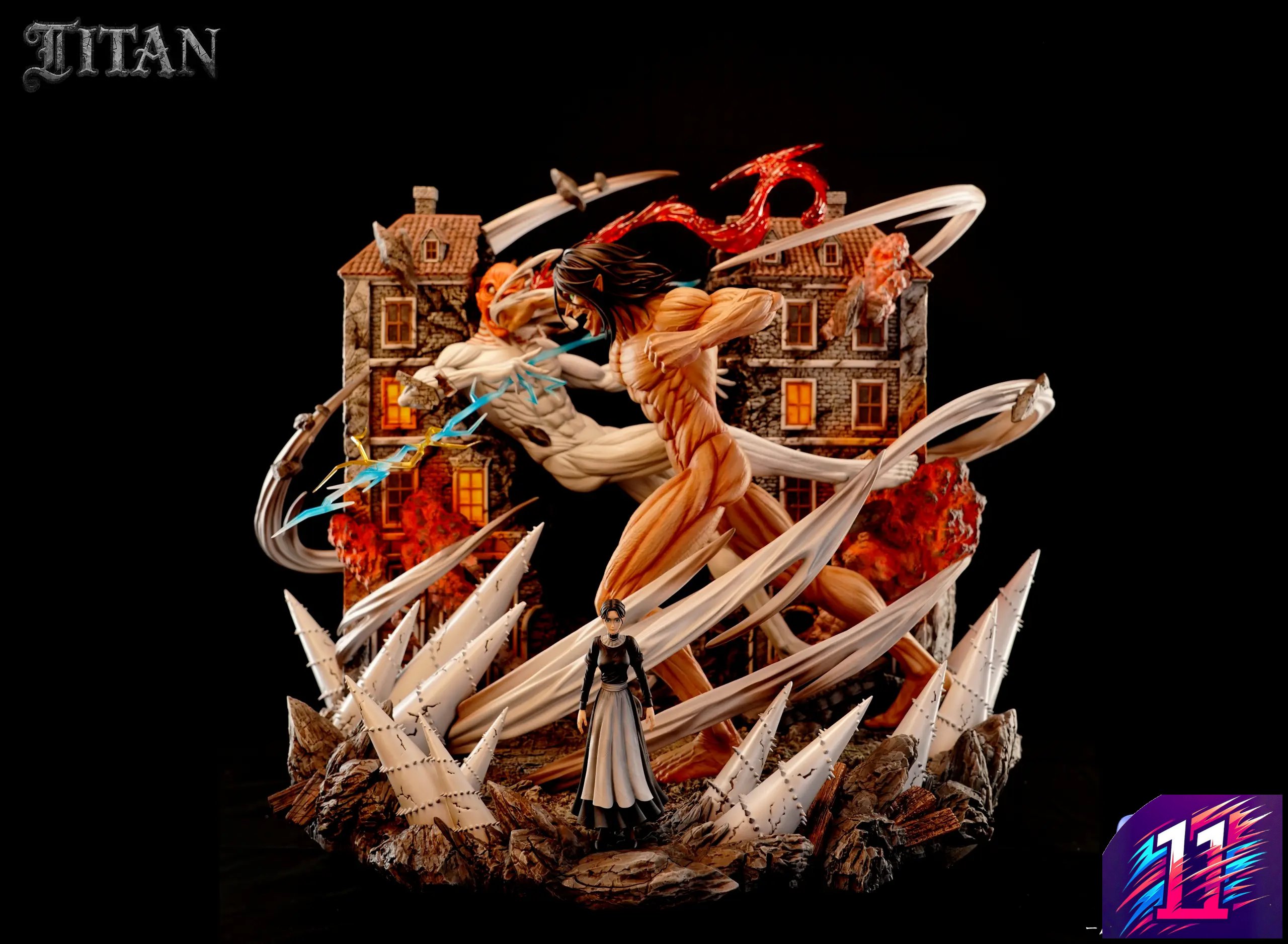 TITAN Studio - The Great Titan 01 War Hammer Titan VS. Attack Titan Attack on Titan