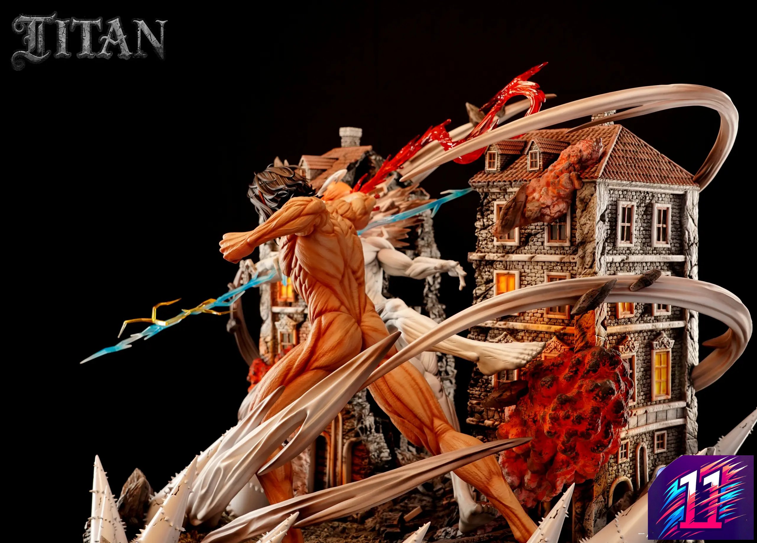 TITAN Studio - The Great Titan 01 War Hammer Titan VS. Attack Titan Attack on Titan