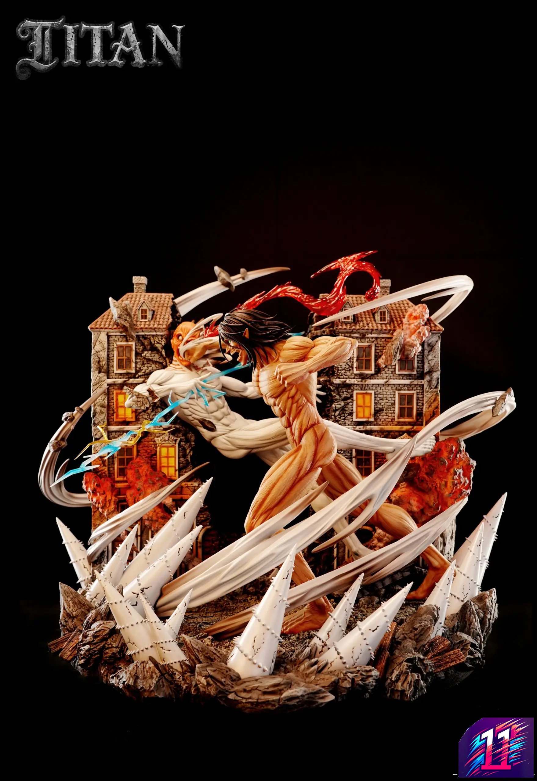 TITAN Studio - The Great Titan 01 War Hammer Titan VS. Attack Titan Attack on Titan