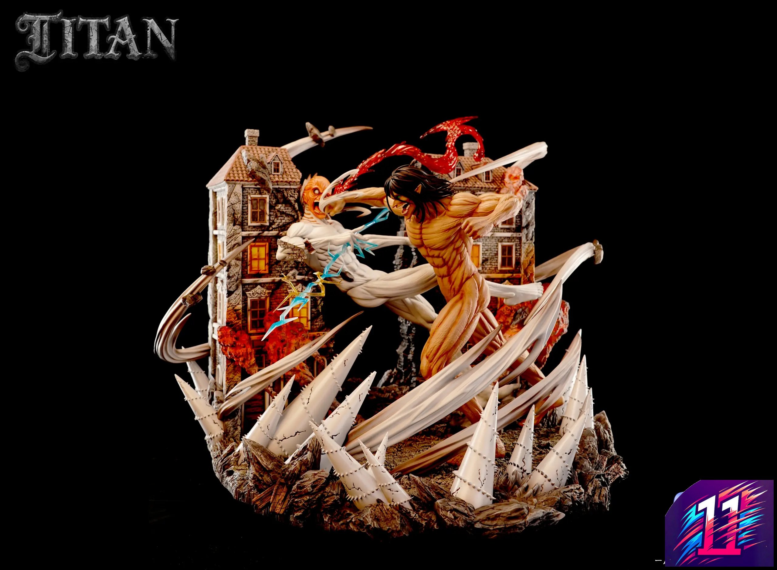 TITAN Studio - The Great Titan 01 War Hammer Titan VS. Attack Titan Attack on Titan