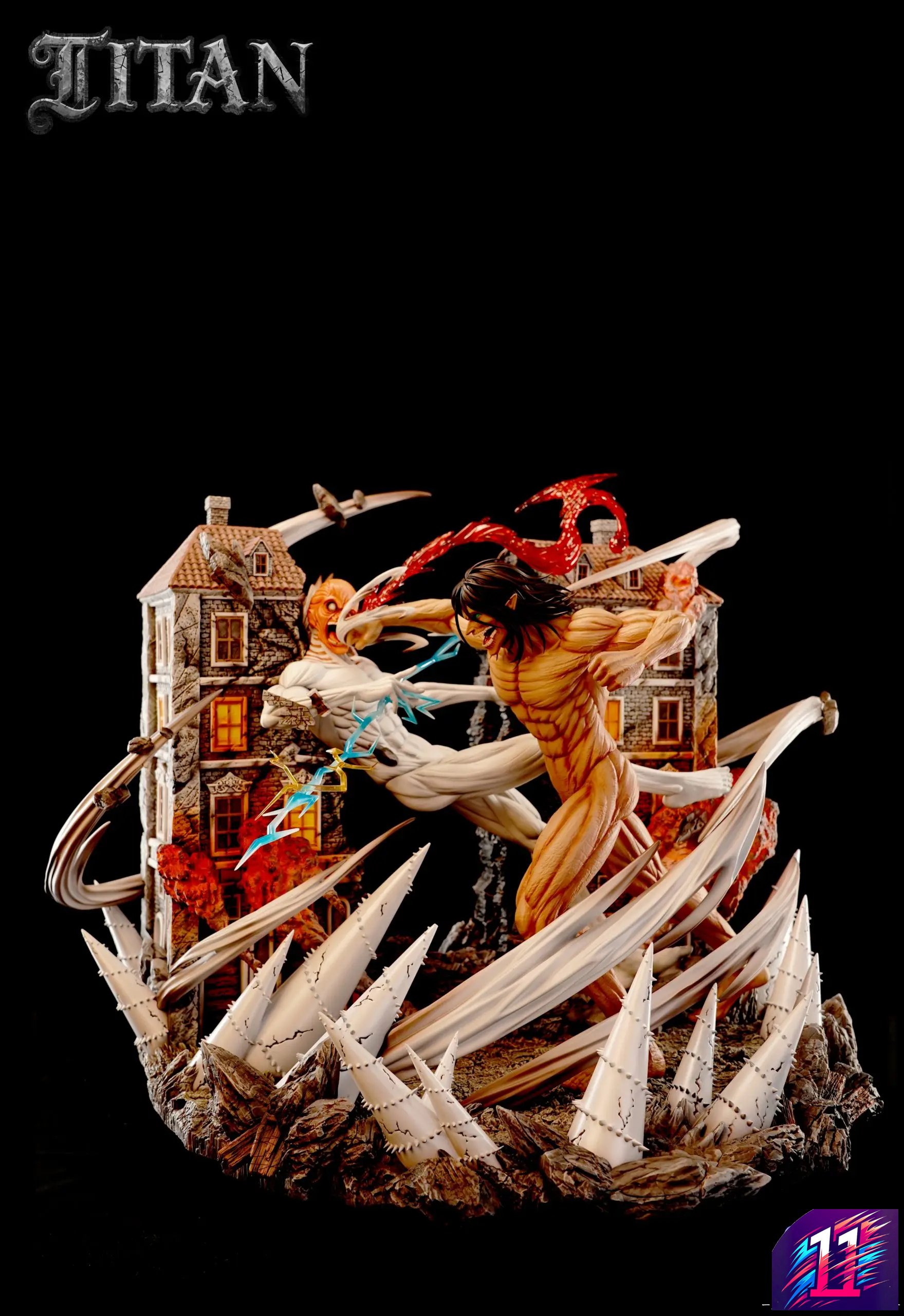 TITAN Studio - The Great Titan 01 War Hammer Titan VS. Attack Titan Attack on Titan