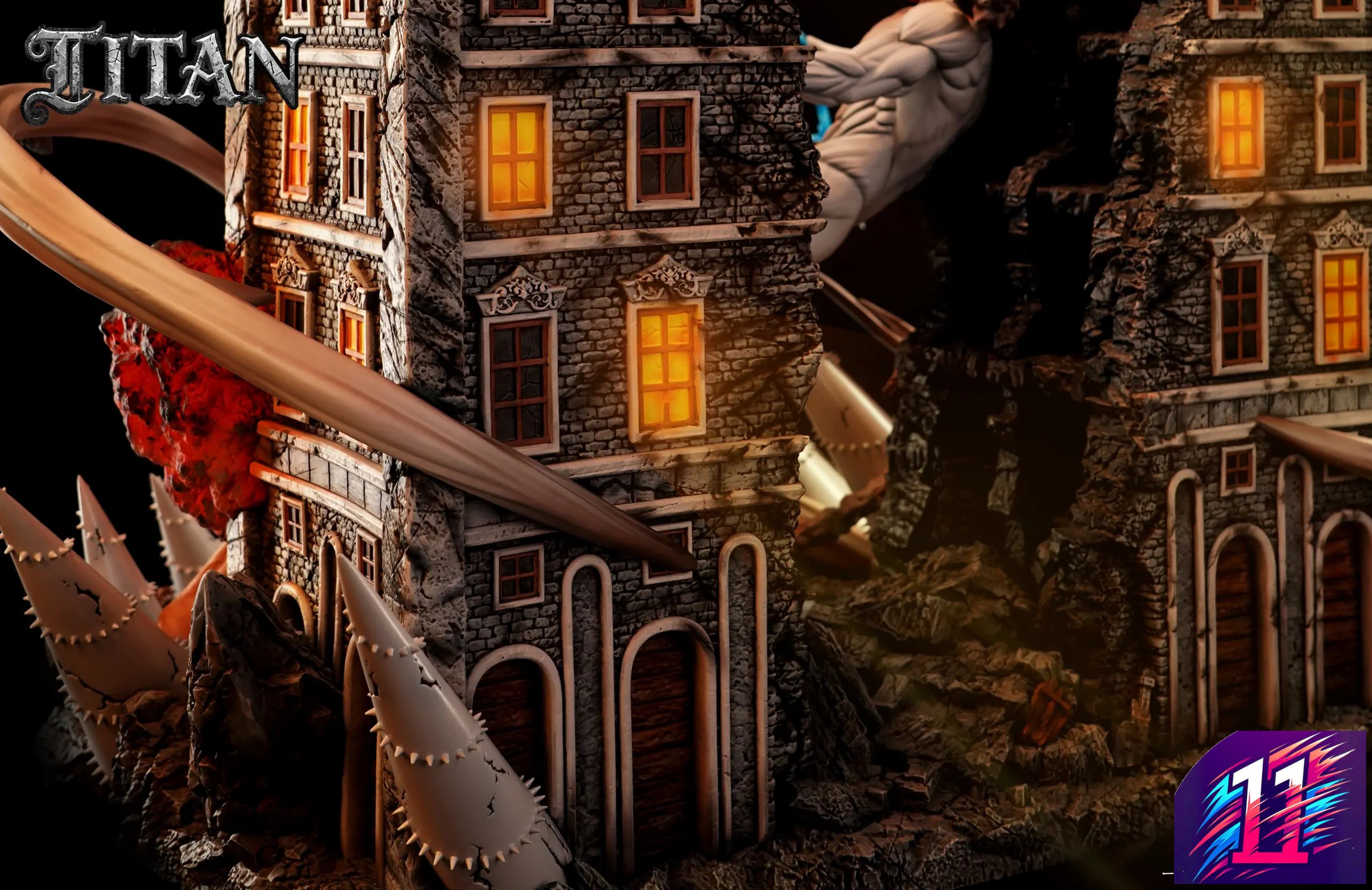 TITAN Studio - The Great Titan 01 War Hammer Titan VS. Attack Titan Attack on Titan