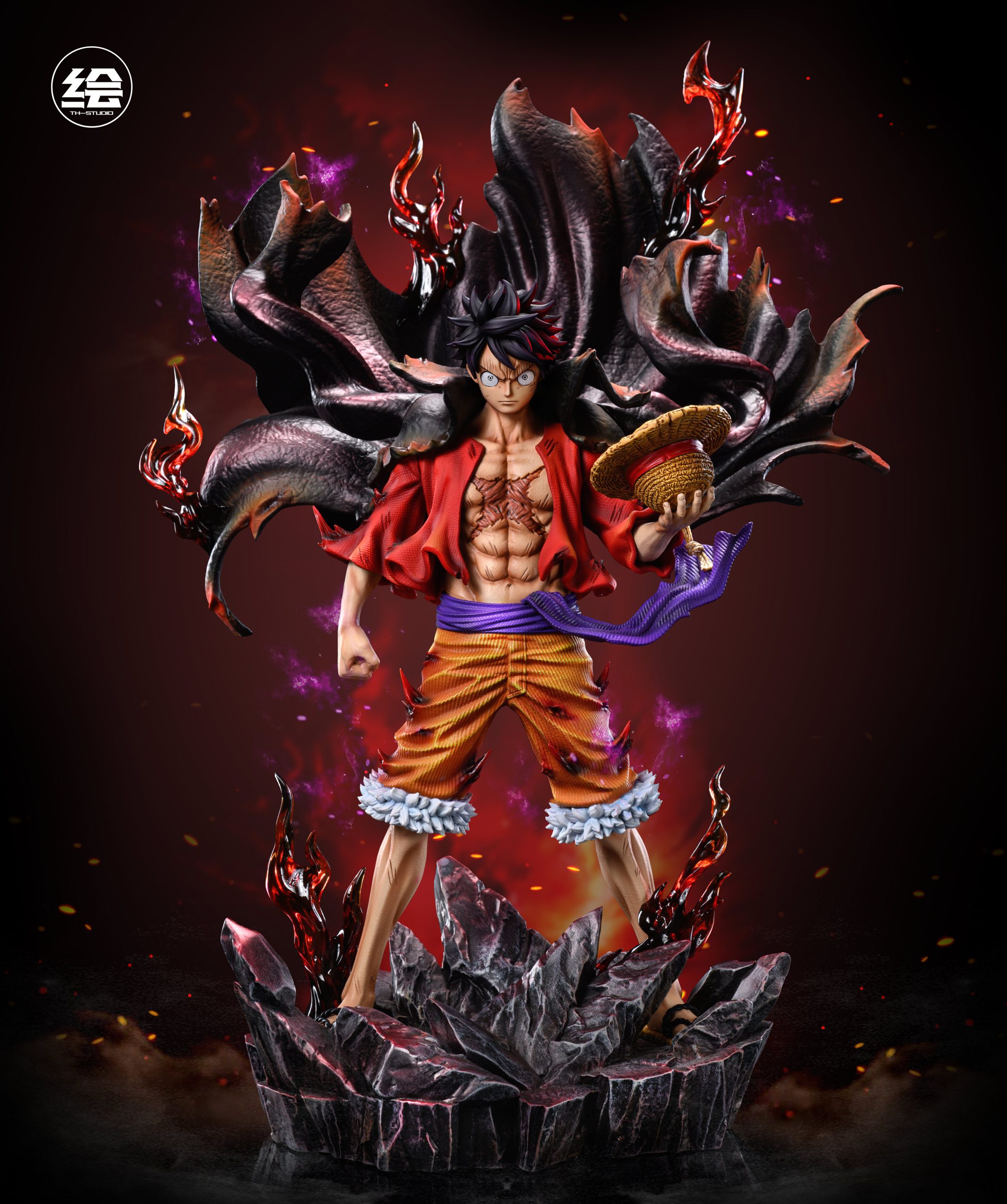 T H Studio One Piece Monkey D Luffy - elevenGK Anime