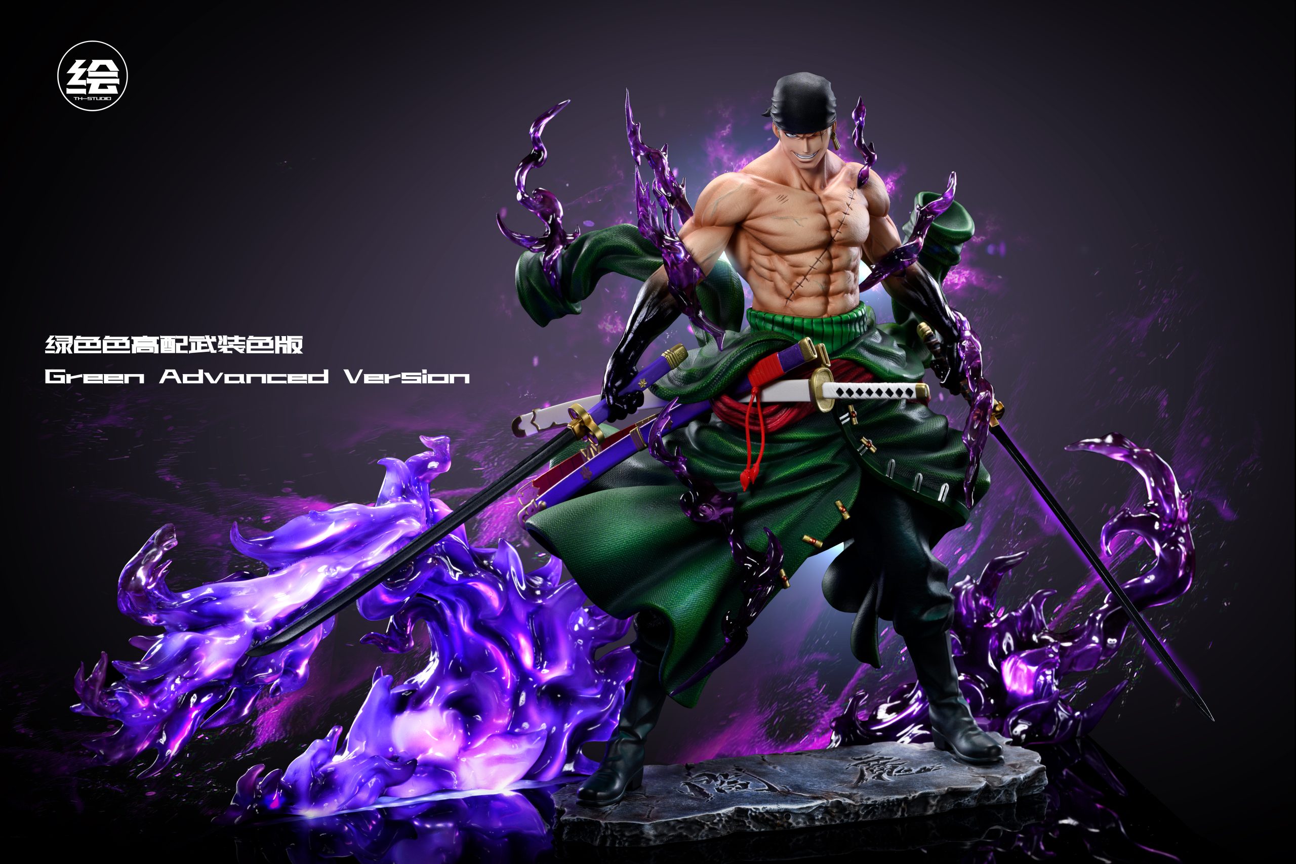 T H Studio One Piece Yama Roronoa Zoro - elevenGK Anime Collectibles