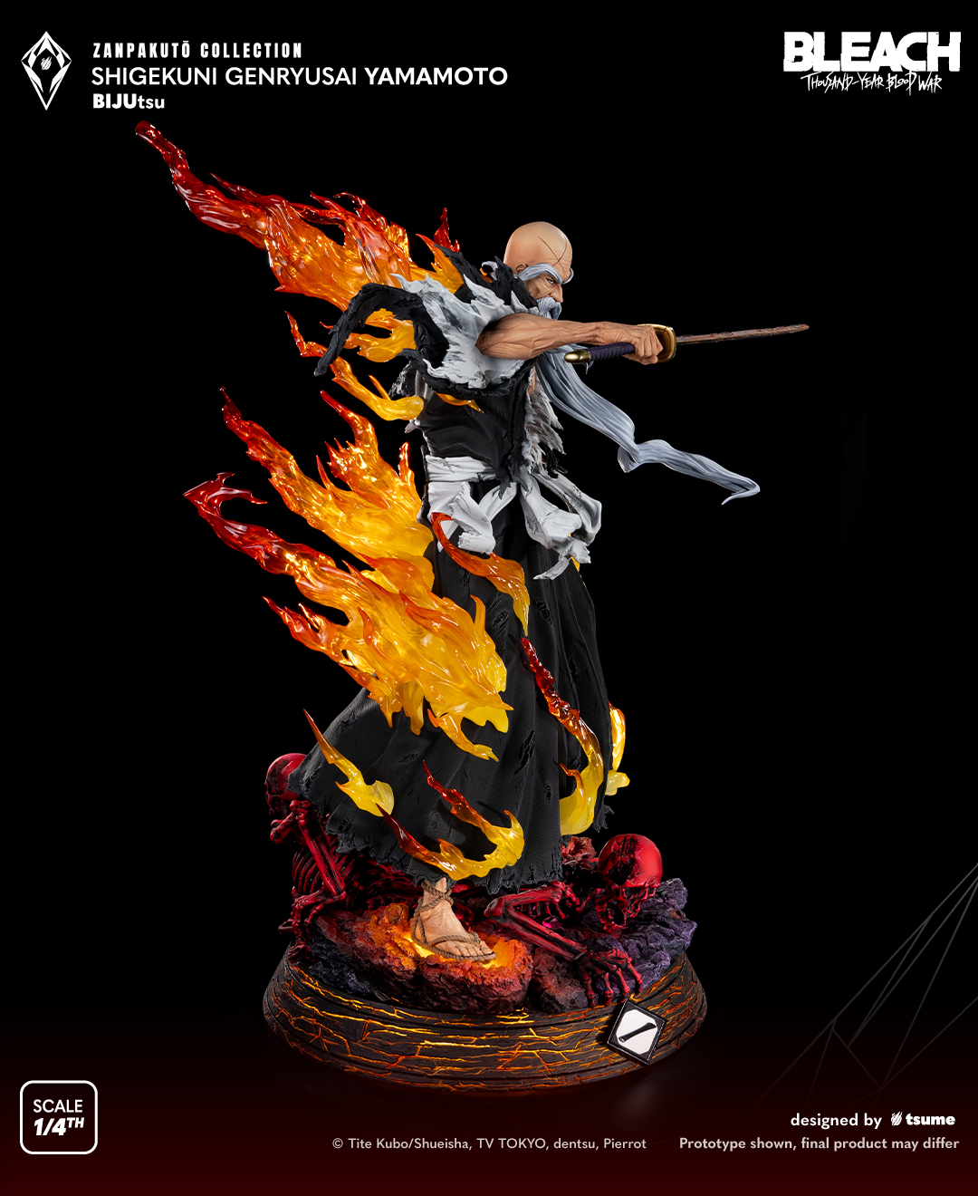 TSUME Studio - BLEACH Zanpakuto Collection Genryusai Shigekuni Yamamoto (Licensed)