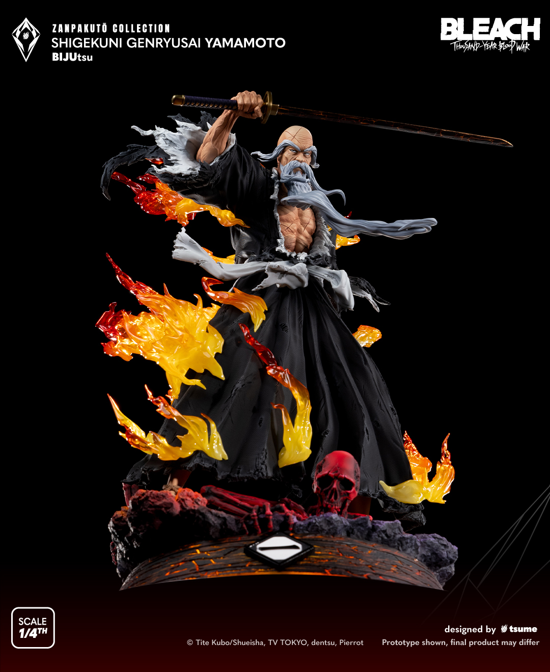 TSUME Studio - BLEACH Zanpakuto Collection Genryusai Shigekuni Yamamoto (Licensed)