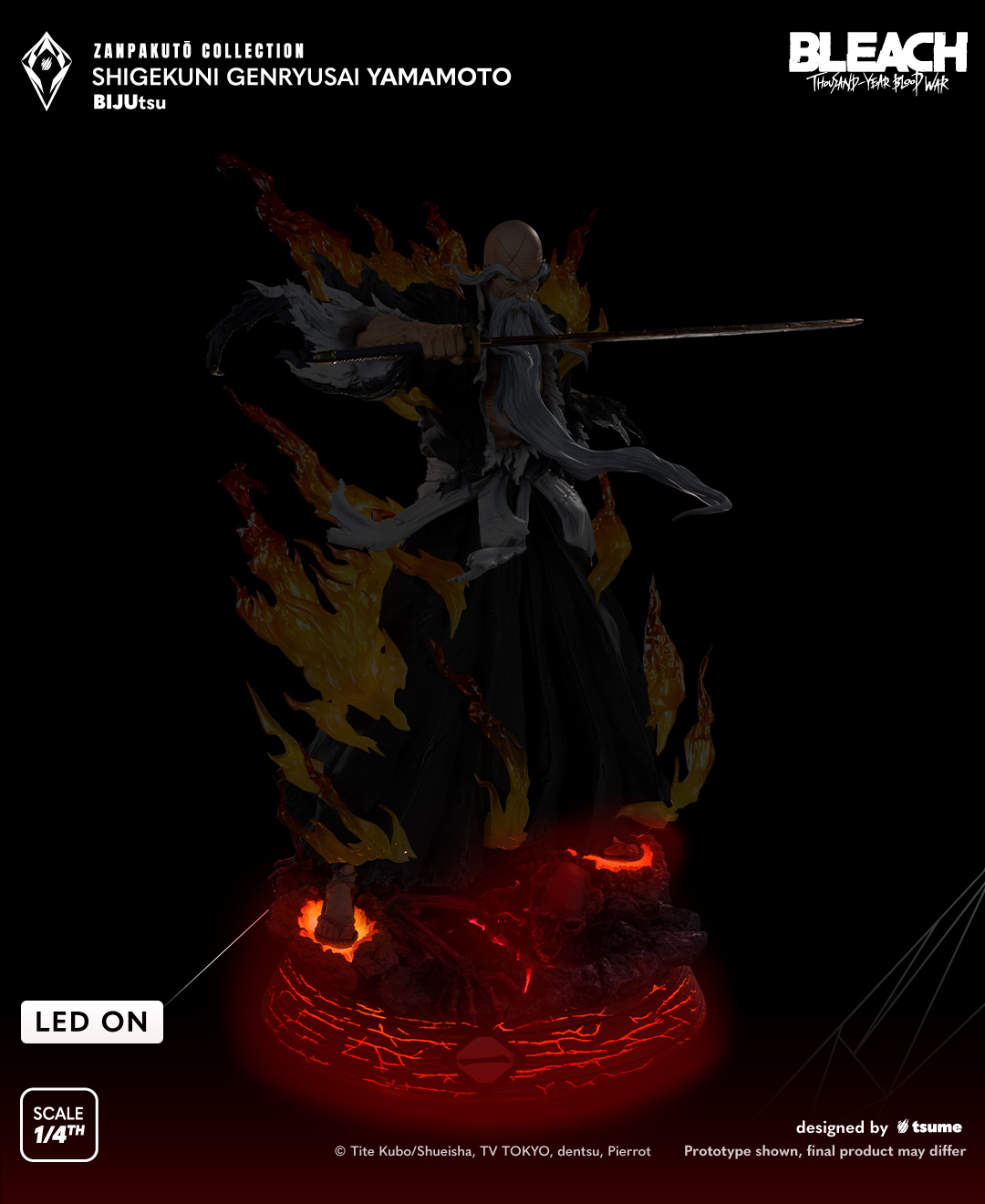 TSUME Studio - BLEACH Zanpakuto Collection Genryusai Shigekuni Yamamoto (Licensed)