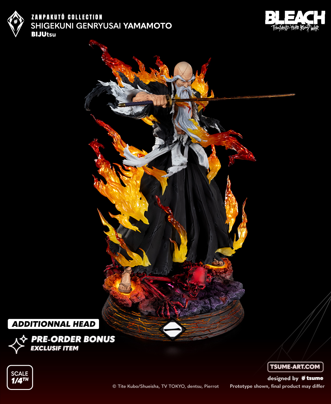 TSUME Studio - BLEACH Zanpakuto Collection Genryusai Shigekuni Yamamoto (Licensed)