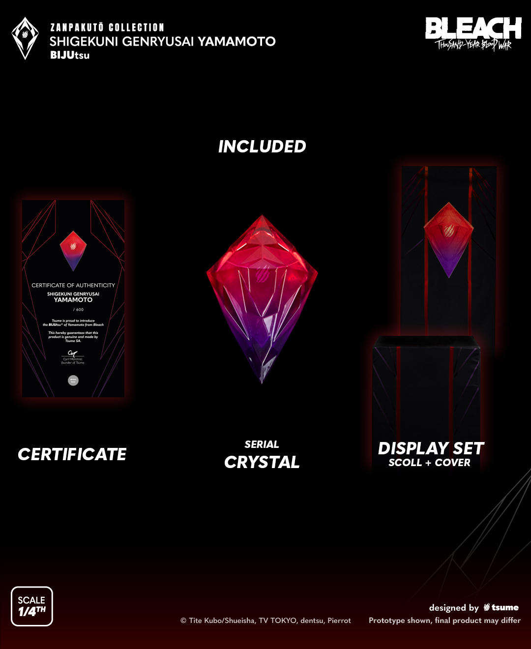 TSUME Studio - BLEACH Zanpakuto Collection Genryusai Shigekuni Yamamoto (Licensed)