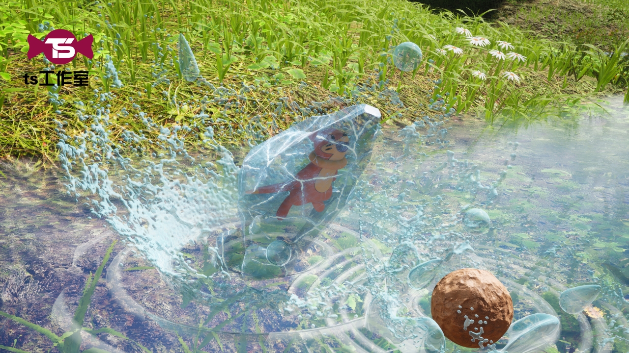 TS Studio - Ash Ketchum line-up Buizel & Palpitoad