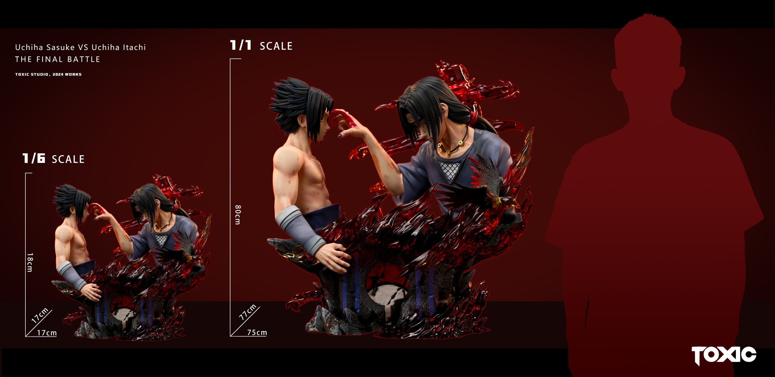 Toxic Studio - Naruto Bust Series #1 Uchiha Sasuke vs Uchiha Itachi