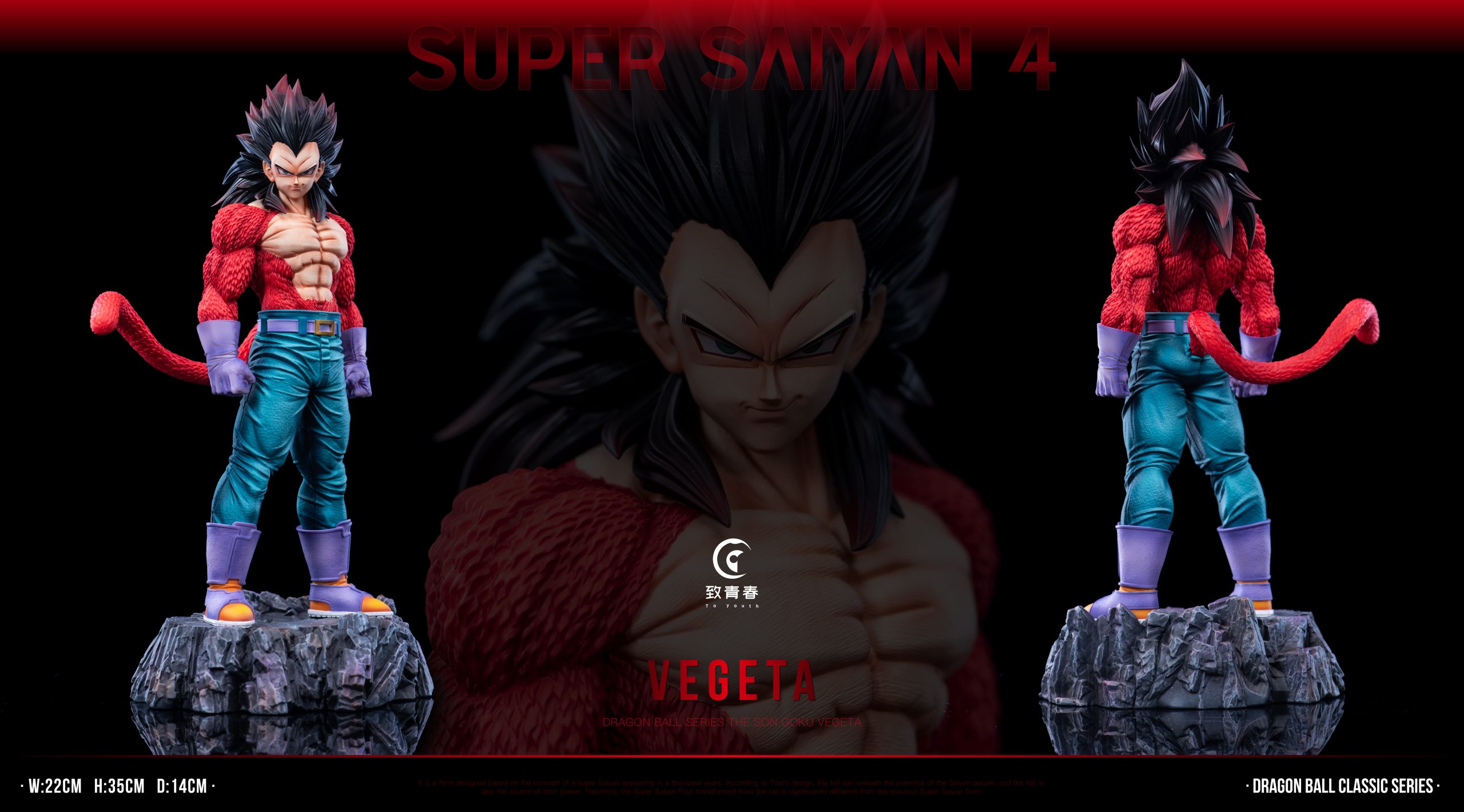 To youth Studio - Dragon Ball Super Saiyan 4 Son Goku & Vegeta