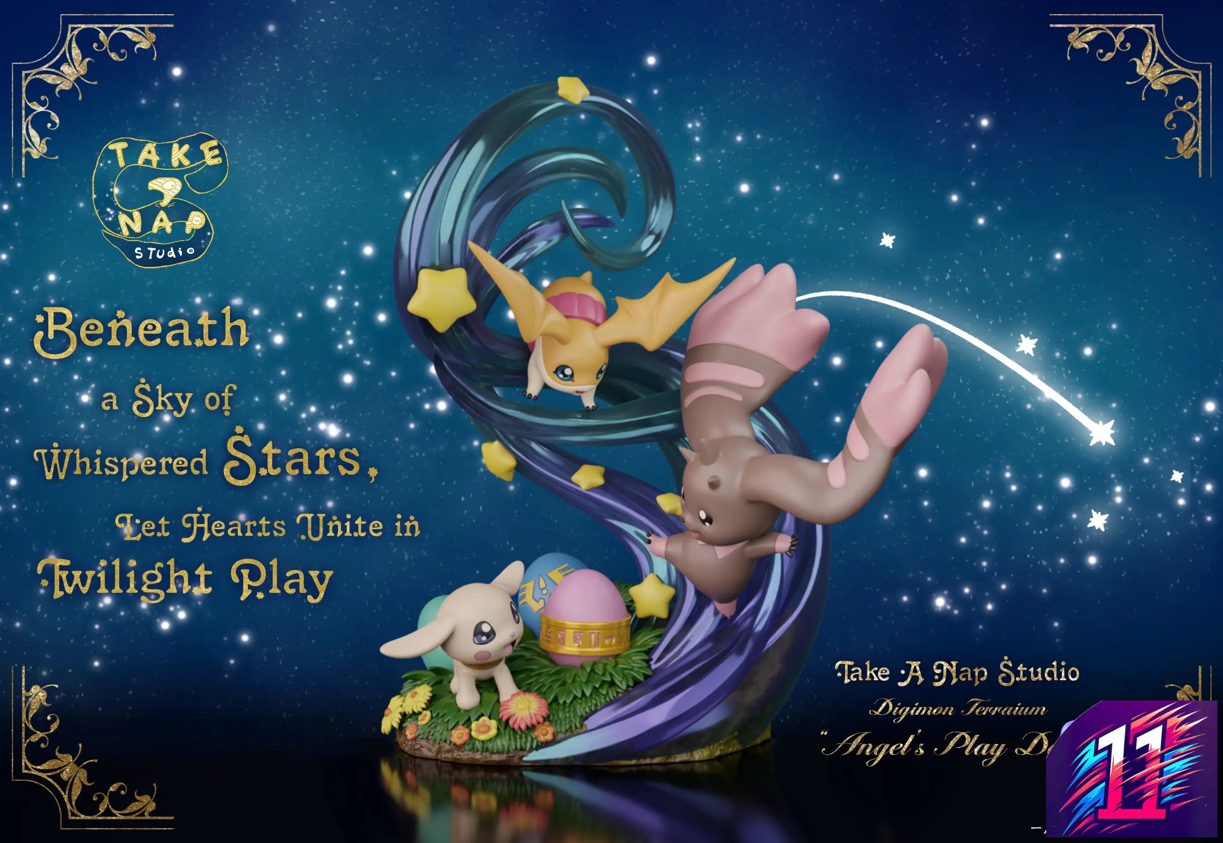 Take A Nap Studio - Patamon X Salamon X Lopmon Digimon