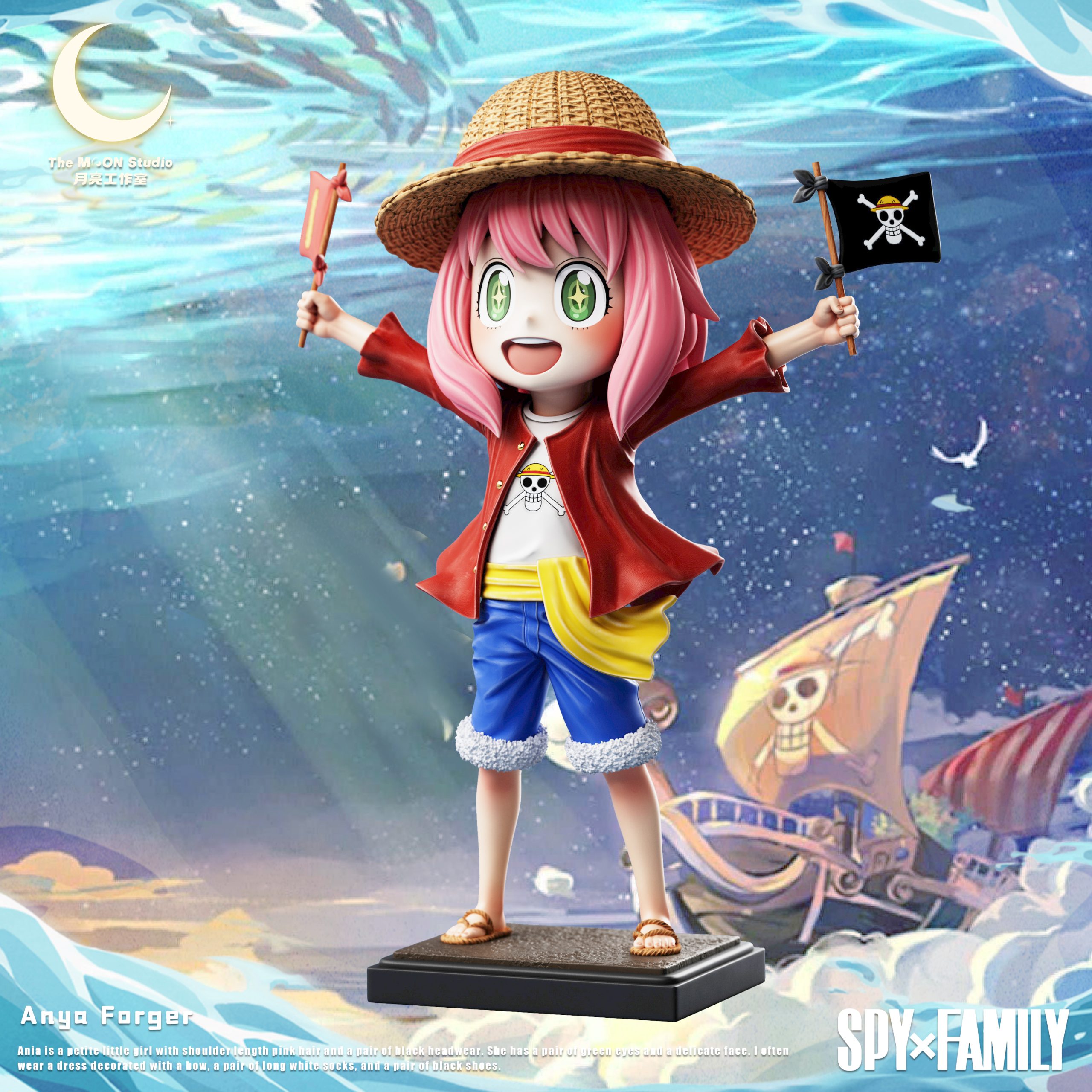 The MOON Studio - SPYxFAMILY Anya Forger Cosplay Luffy