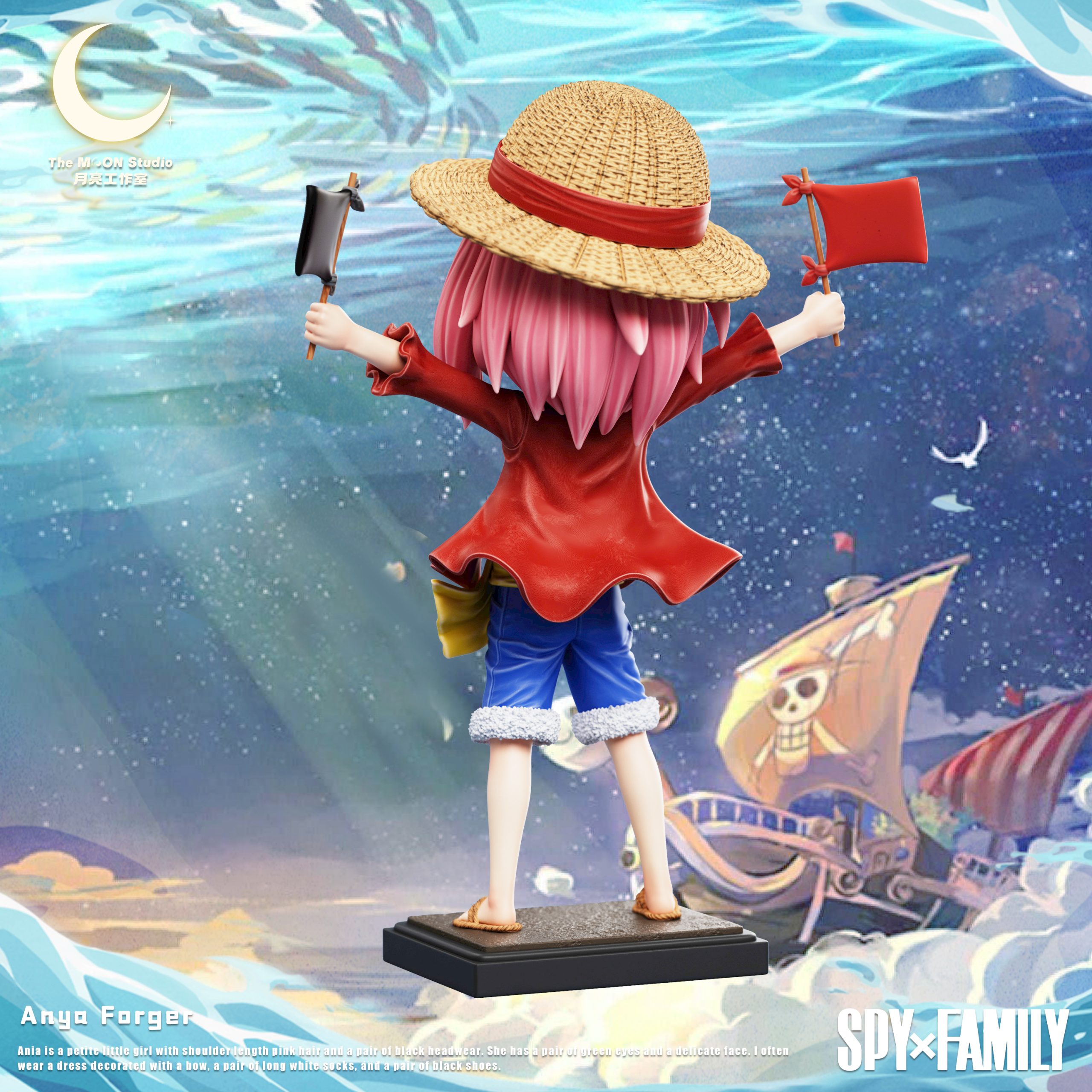 The MOON Studio - SPYxFAMILY Anya Forger Cosplay Luffy