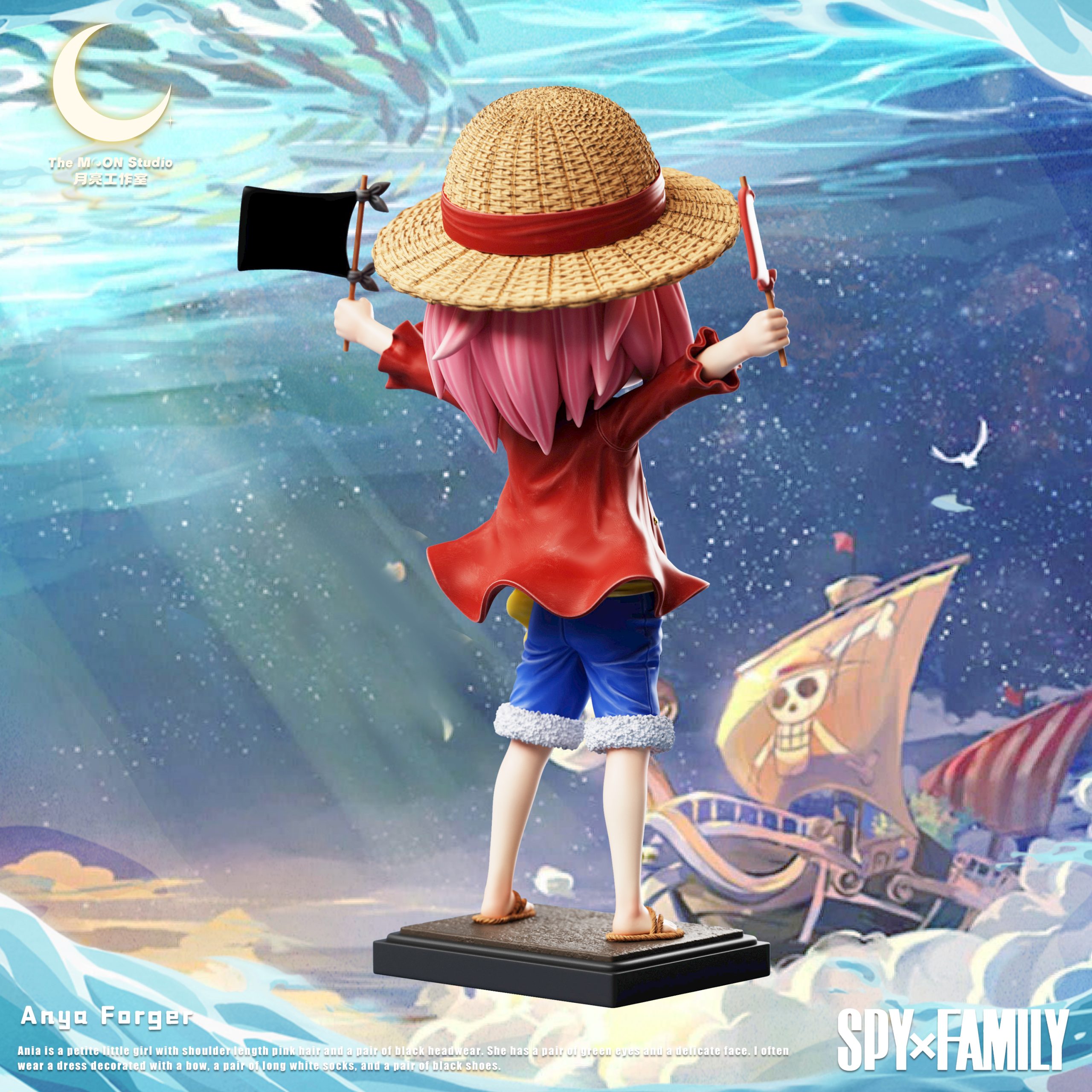 The MOON Studio - SPYxFAMILY Anya Forger Cosplay Luffy