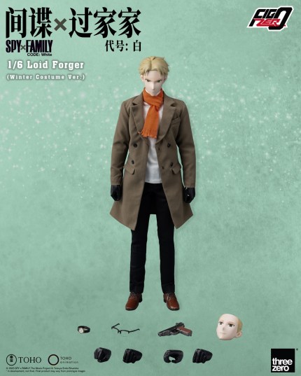 Threezero Studio - SPY×FAMILY CODE White Loid forger Winter Clothing Version(Licensed) Threezero Studio - SPY×FAMILY CODE White Loid forger Winter Clothing Version(Licensed)