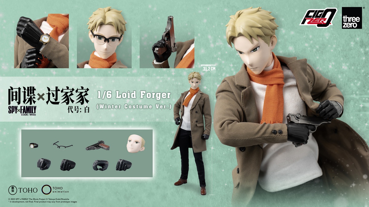 Threezero Studio - SPY×FAMILY CODE White Loid forger Winter Clothing Version（Licensed）