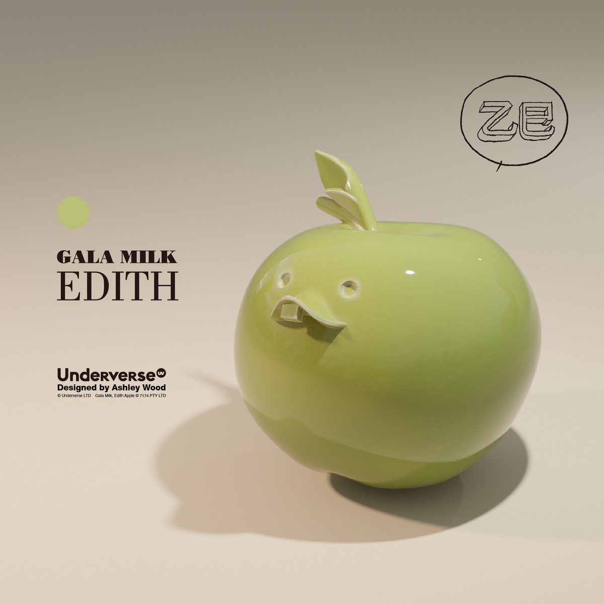 UNDERVERSE - Original GALA MILK EDITH APPLE and GALA MILK EGON APPLE (Licensed)
