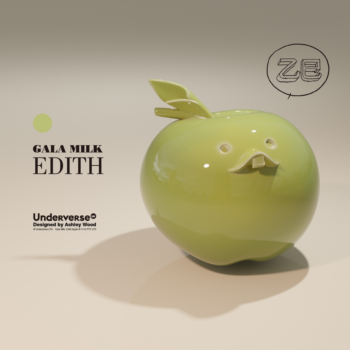 UNDERVERSE - Original GALA MILK EDITH APPLE and GALA MILK EGON APPLE (Licensed)