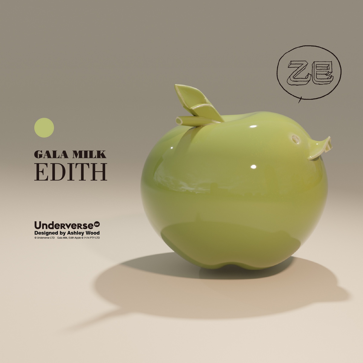 UNDERVERSE - Original GALA MILK EDITH APPLE and GALA MILK EGON APPLE (Licensed)