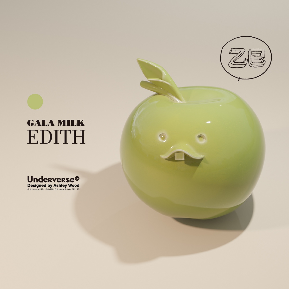 UNDERVERSE - Original GALA MILK EDITH APPLE and GALA MILK EGON APPLE (Licensed)