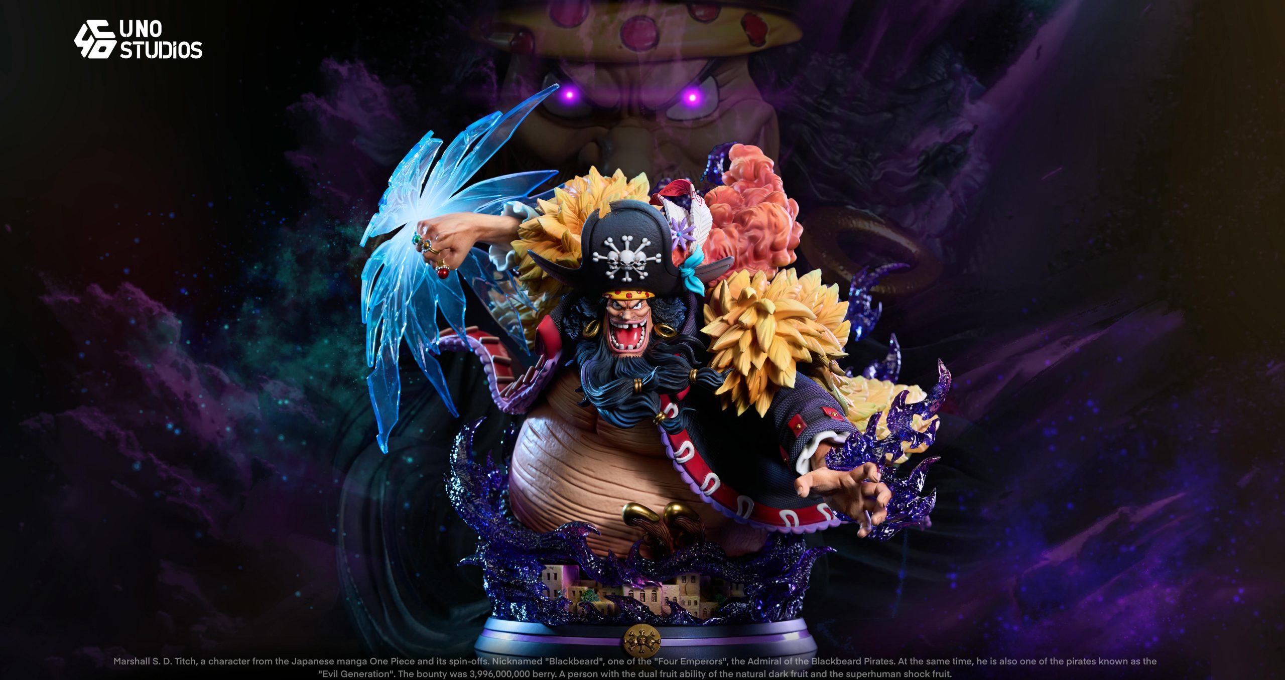 UNO Studio - One Piece 1/4 Scale Marshall D. Teach Blackbeard