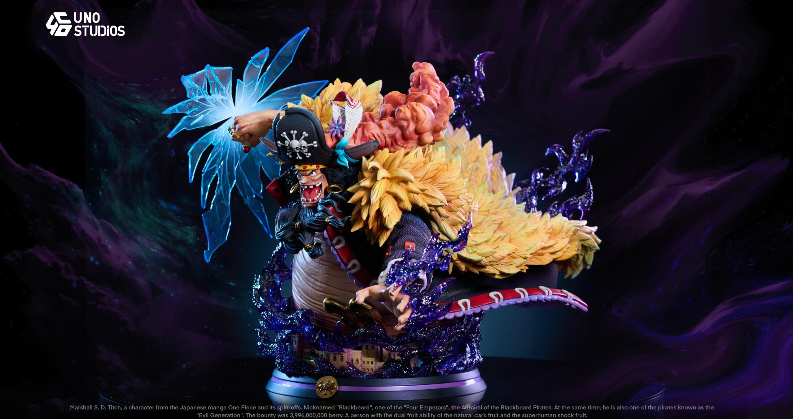 UNO Studio - One Piece 1/4 Scale Marshall D. Teach Blackbeard