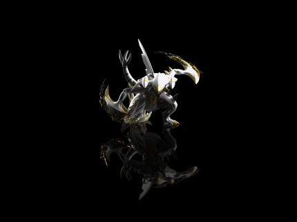 Unknown made Studio - Pokémon Mega Garchomp Platinum Color Unknown made Studio - Pokémon Mega Garchomp Platinum Color