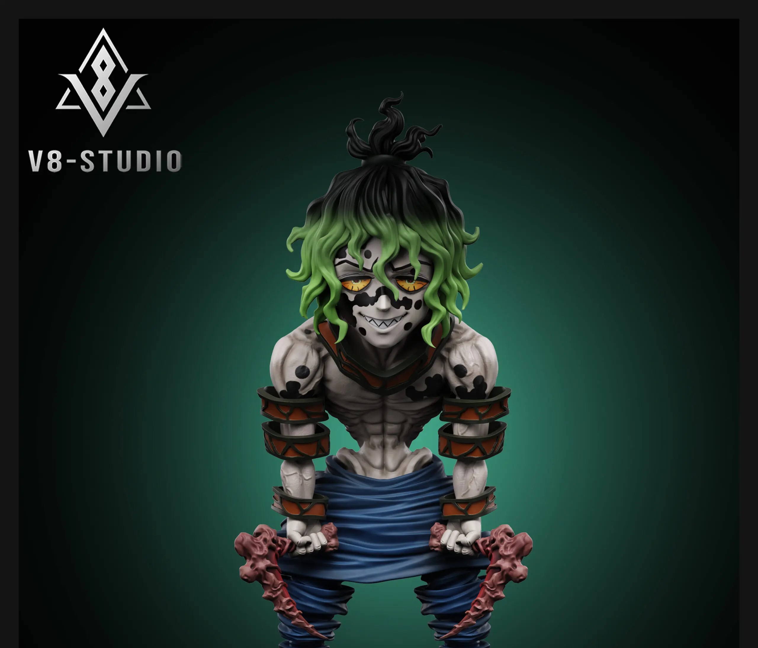 V8 Studio - Daki X Gyutaro Upper Rank Six Demon Slayer