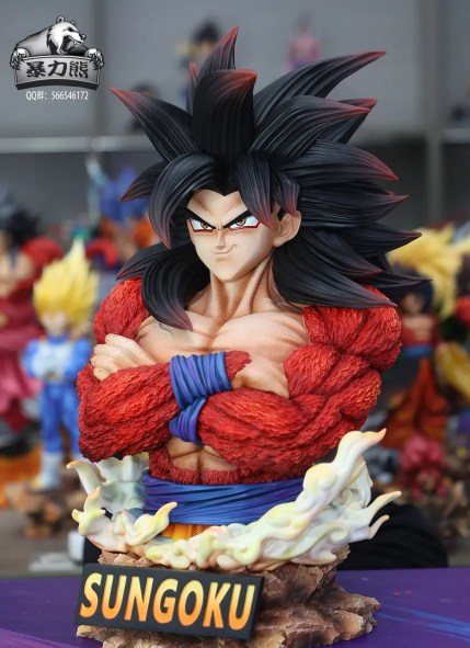 Violent Bear Studio - Dragon Ball Super Saiyan 4 Goku Bust Violent Bear Studio - Dragon Ball Super Saiyan 4 Goku Bust
