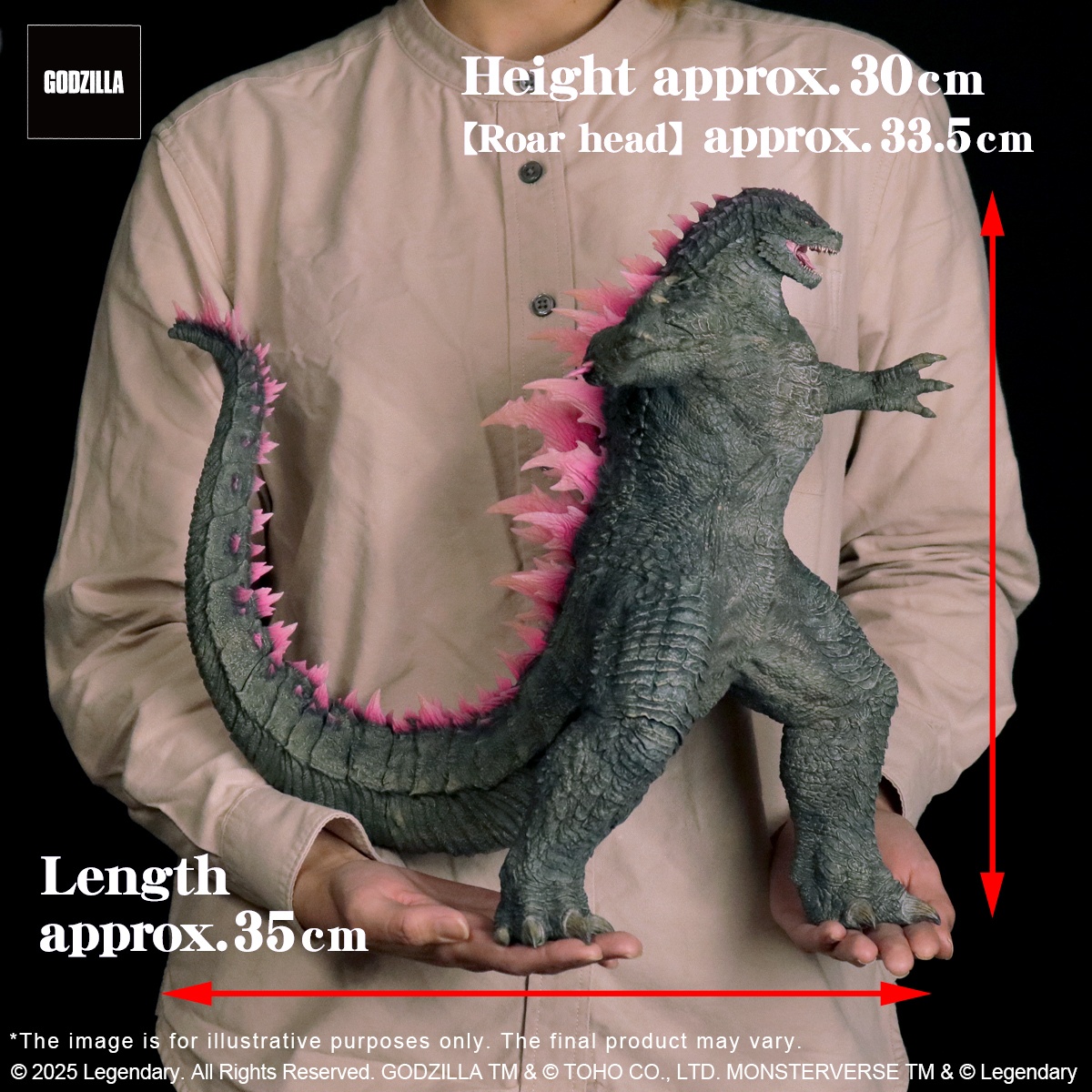 X-PLUS PLEX - GODZILLA (2024) EVOLVED Ver. FROM GODZILLA × KONG: THE NEW EMPIRE (Licensed)