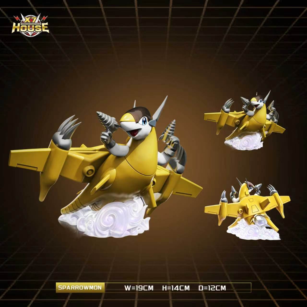 X7-HOUSE Studio - Sparrowmon Digimon