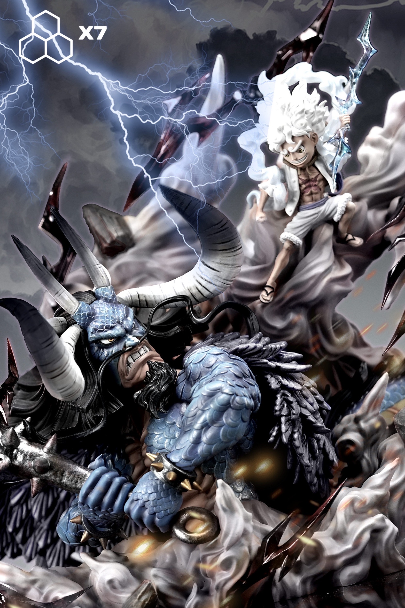 X7 Studio – One Piece Kaido VS Nika Luffy