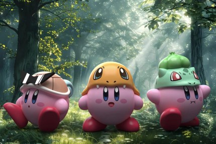 Xing Xing Studio - Kirby Kirby COS Squirtle & Charmander & Bulbasaur Xing Xing Studio - Kirby Kirby COS Squirtle & Charmander & Bulbasaur