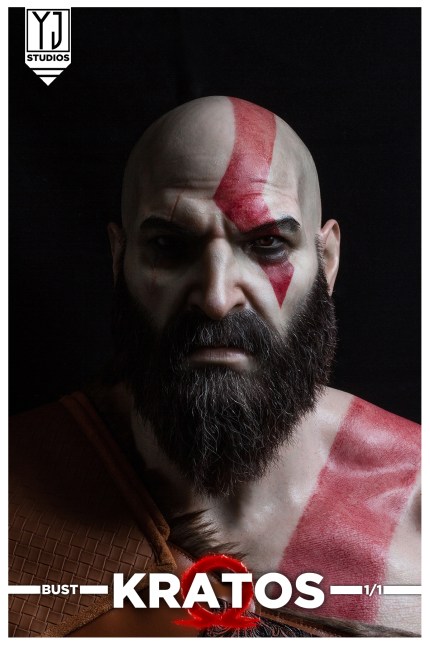 YJ Studio - God Of War4 Kratos 11 BUST YJ Studio - God Of War4 Kratos 11 BUST