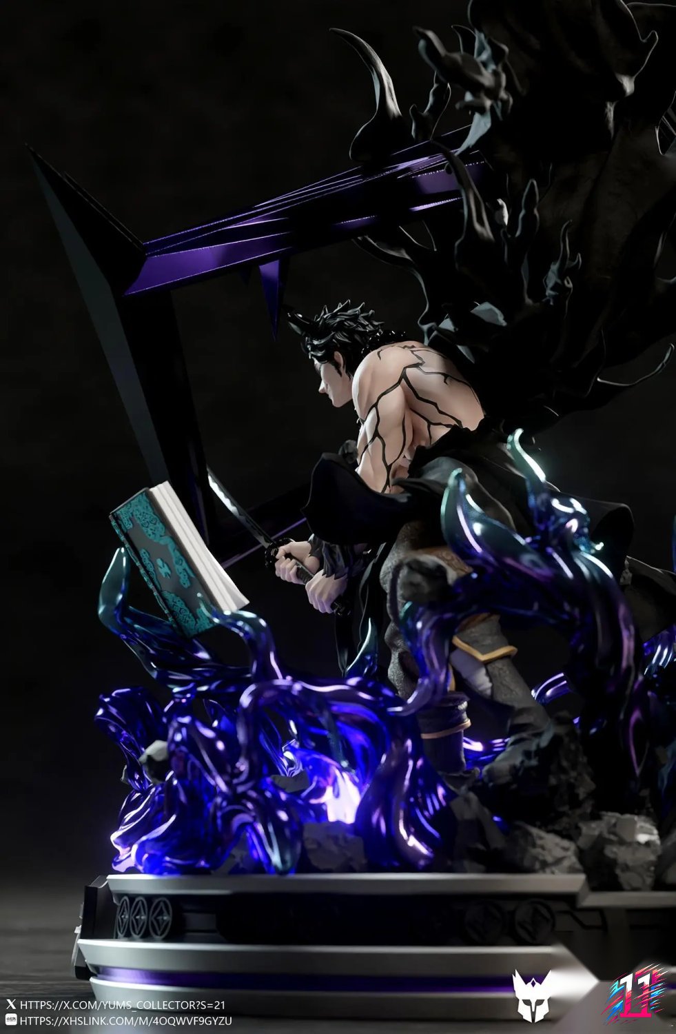 YUMS-Collectors Studio - Yami Sukehiro Yami%27s Kijin transformation Black Clover