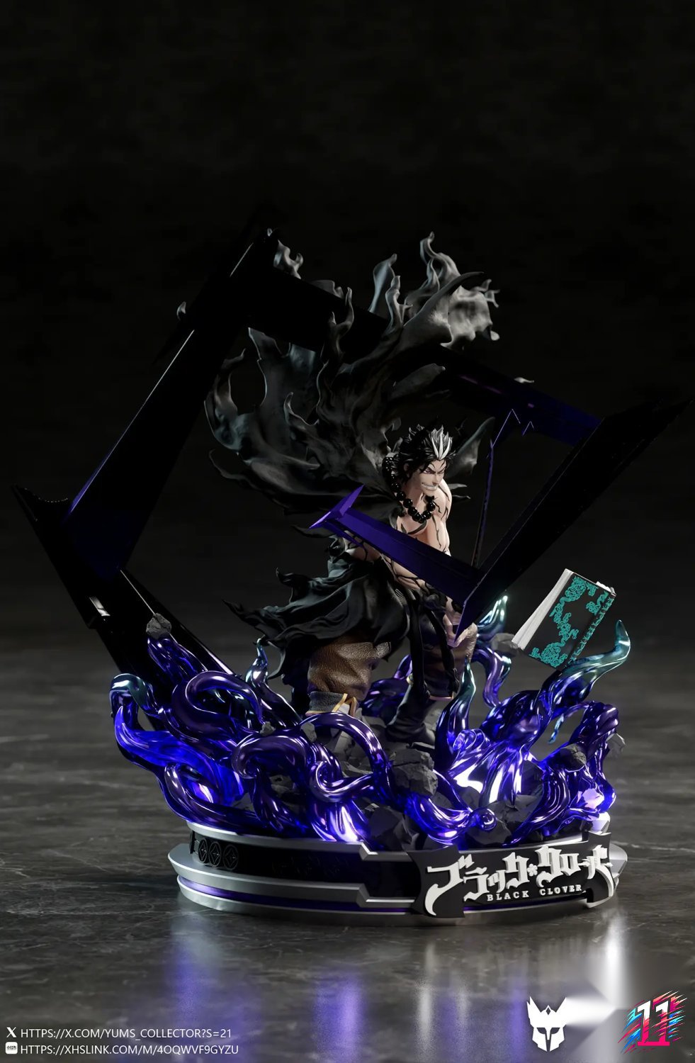 YUMS-Collectors Studio - Yami Sukehiro Yami%27s Kijin transformation Black Clover