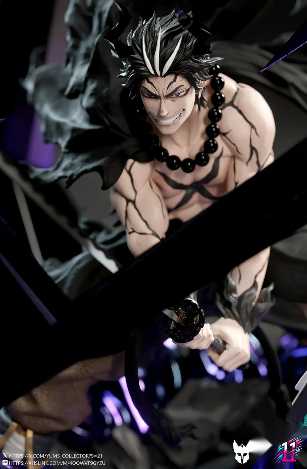 YUMS-Collectors Studio - Yami Sukehiro Yami%27s Kijin transformation Black Clover