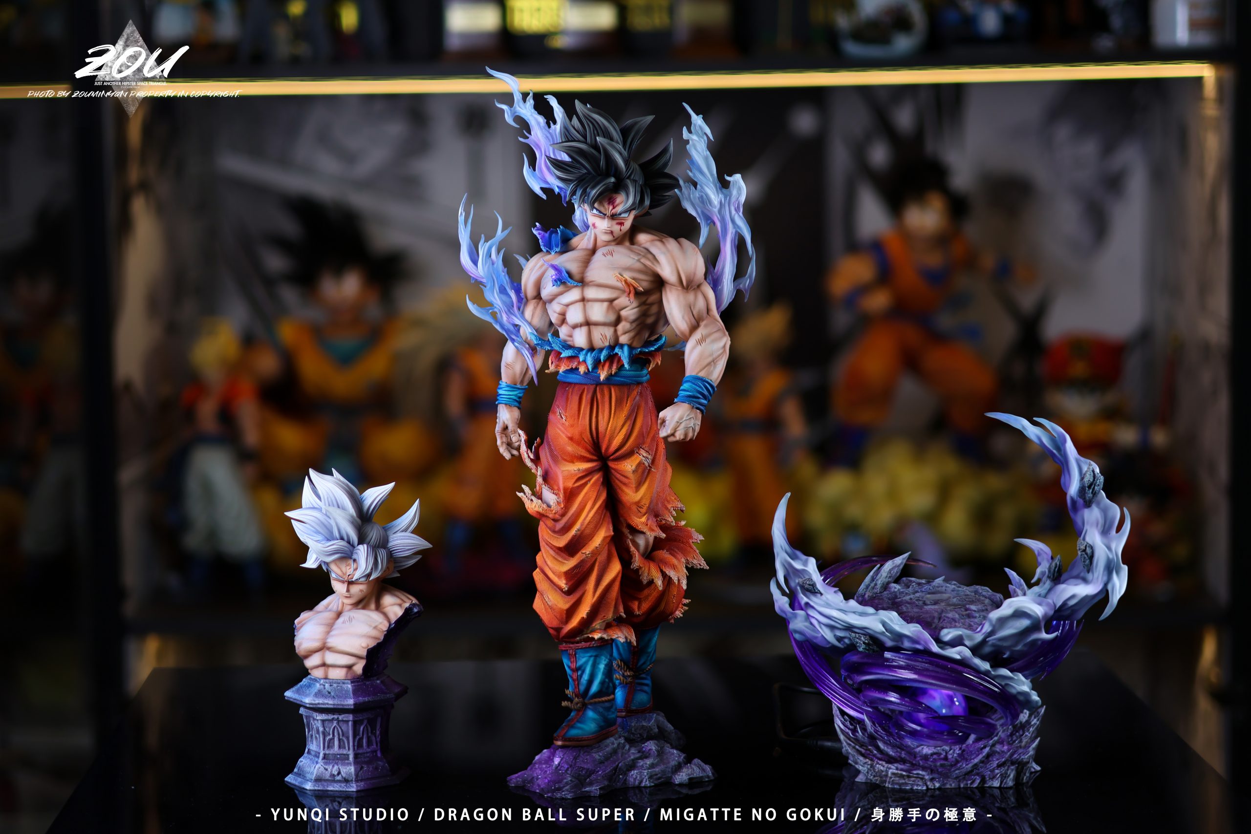 YUNQI Studio - Dragon Ball Light carving series Migatte no Gokui Son Goku