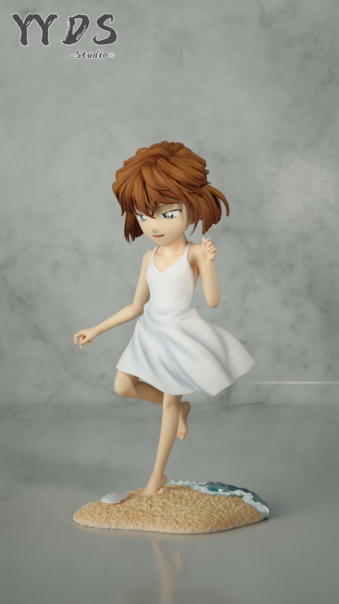 YYDS Studio - Detective Conan White Skirt Haibara Ai